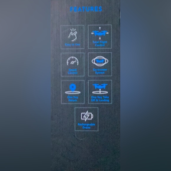 Brand New Activa Luminous Quad Drone Gyroscope System & Adjustable Speed - Picture 3 of 3